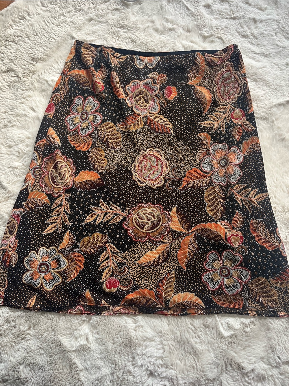 Floral Fall Windsmoor Plus Size 18 Midi Skirt Cottagecore Dark Academia Boho